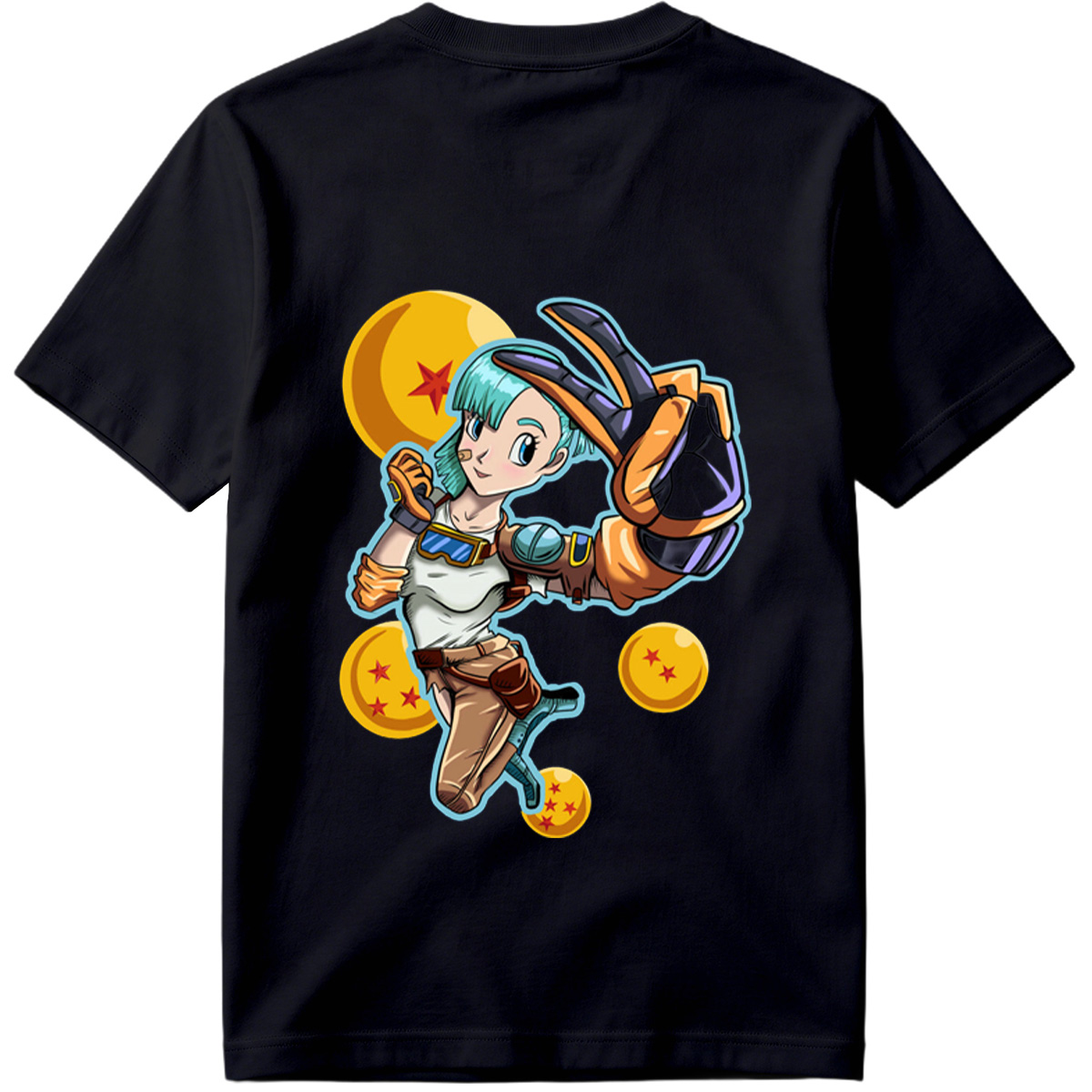 Dragon Ball: Bulma with Dragon Balls - Tee