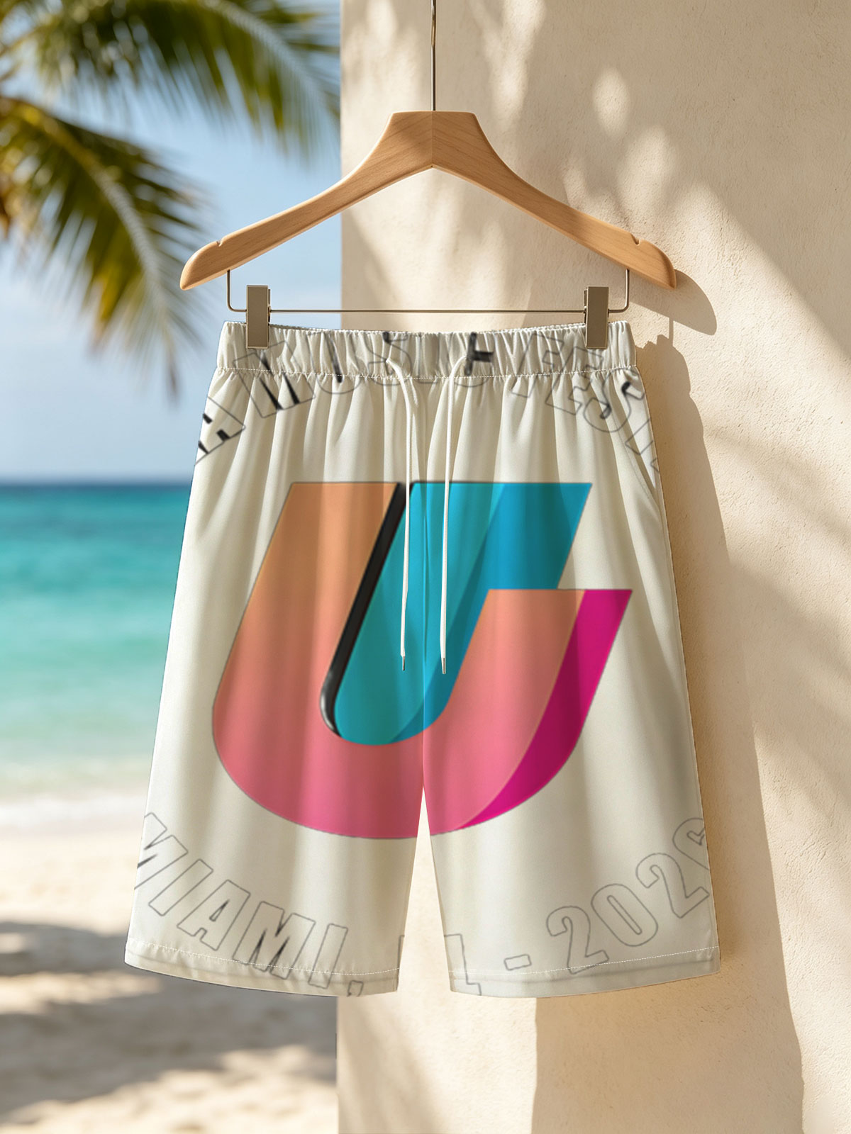 Ultra Music Festival Miami, FL 2026 Logo -  Beach shorts