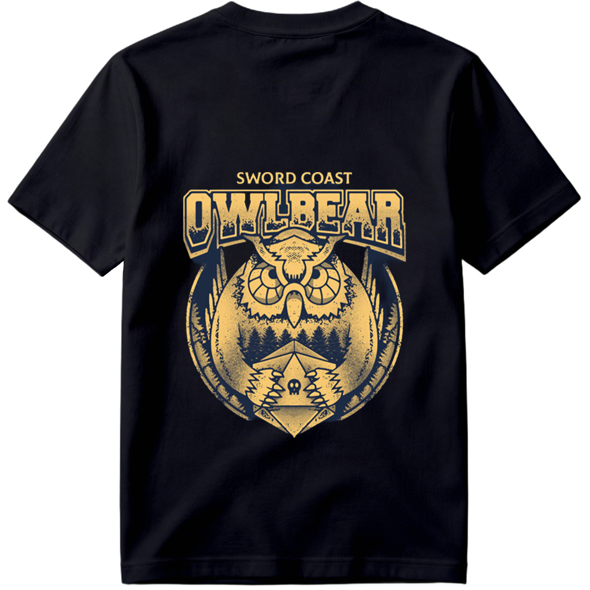 Sword Coast Owlbear: Fantasy Creature Emblem - Tee