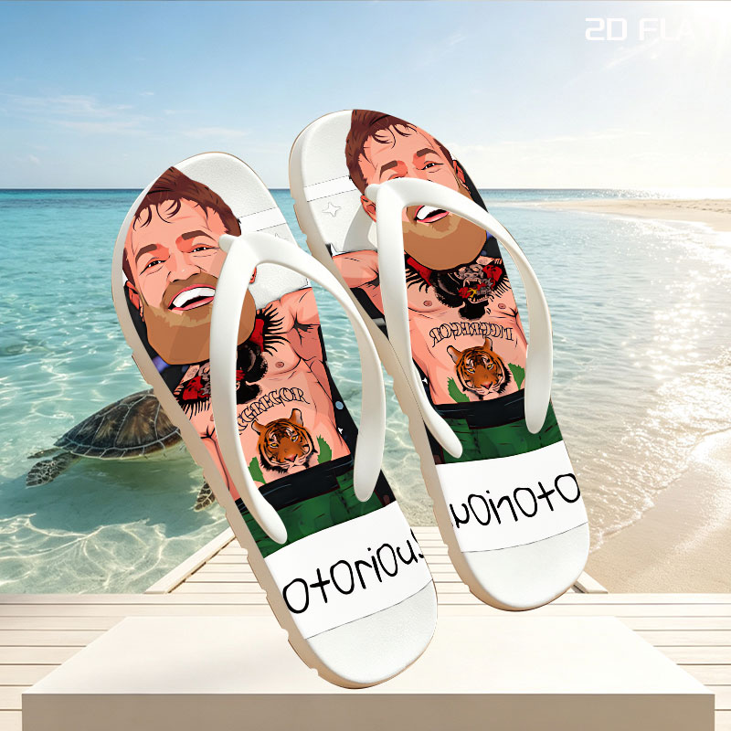 Conor McGregor: The Notorious MMA Fighter -  flip-flops