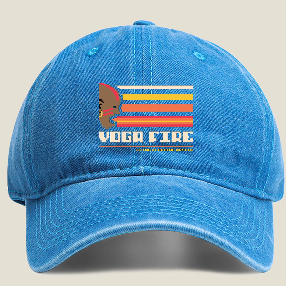 Voga Fire: The Floating Mystic - Washed Denim - Baseball Cap