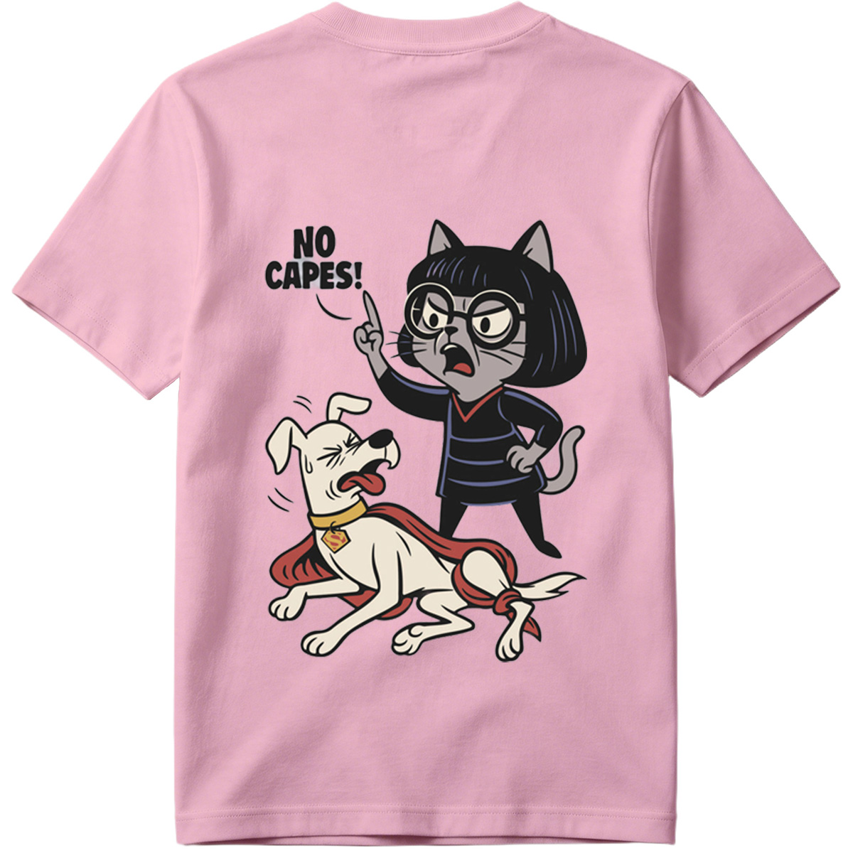 Krypto the Superdog and Streaky the Supercat: No Capes! - Tee