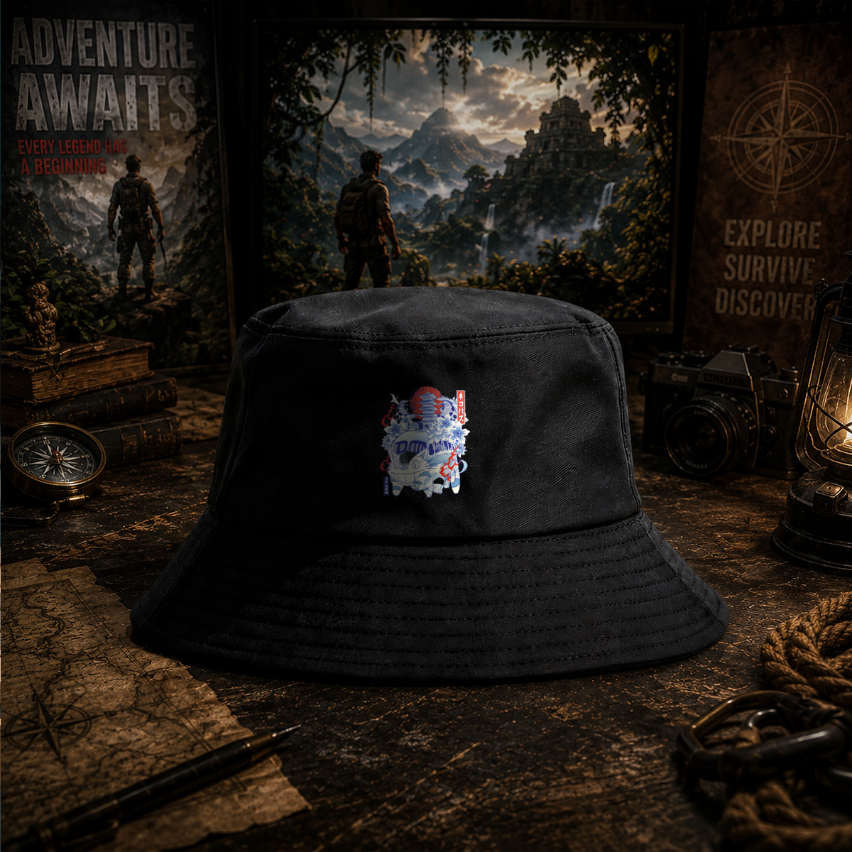 Neko Pass: Catbus and Cherry Blossoms - Fisherman's Hat