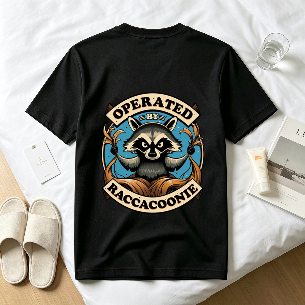 Operated by Raccacoonie - Tee