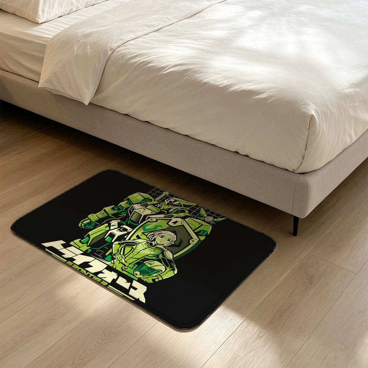 Transformers Frontier: Link and Zelda in Mecha Armor - Flannel floor mat