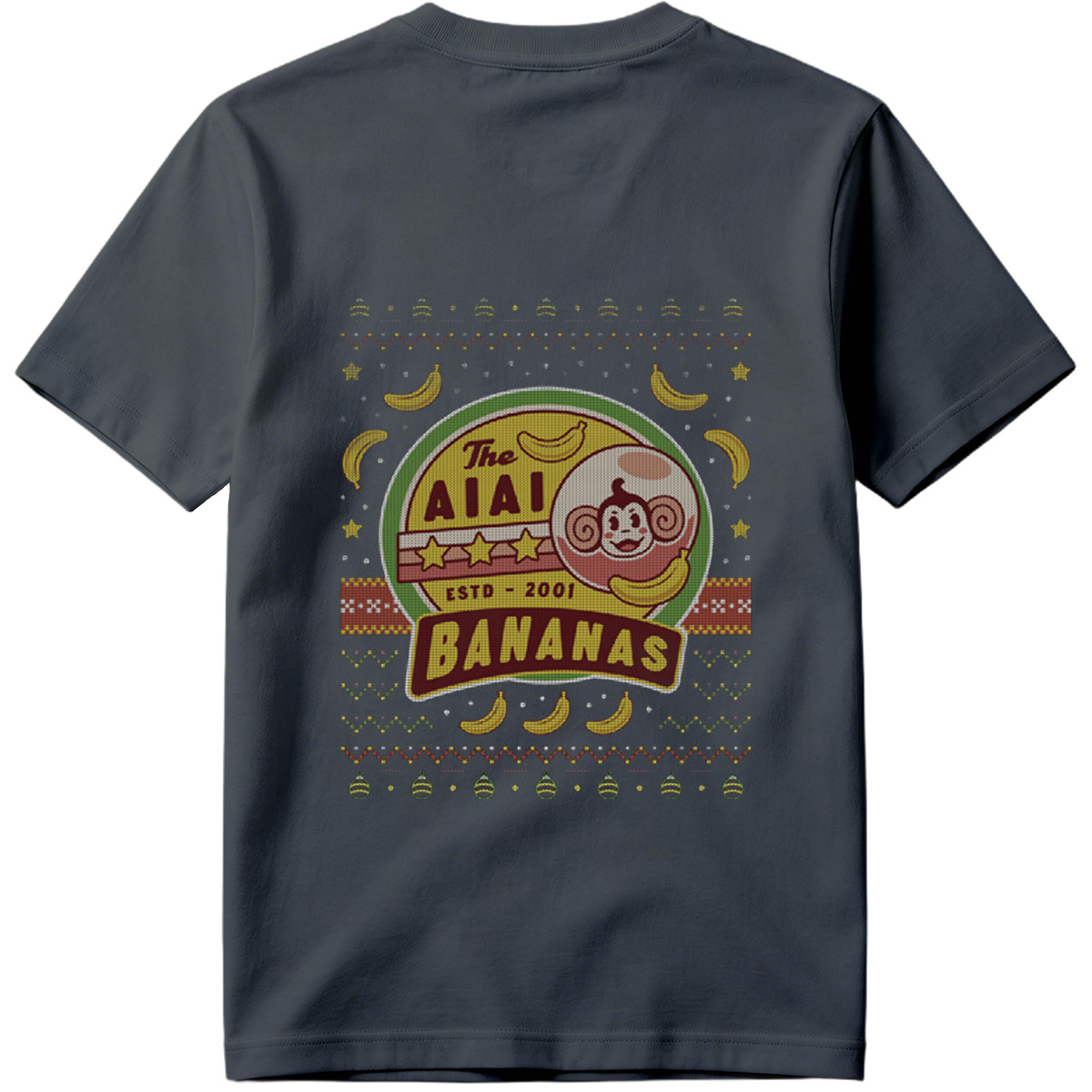 The AI Al Bananas - Monkey and Banana Holiday Design - Tee