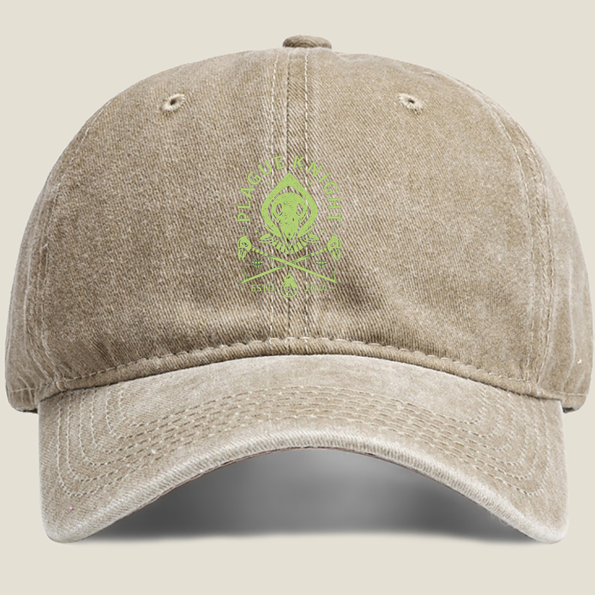 Plague Knight: Est. 2014 - Washed Denim - Baseball Cap