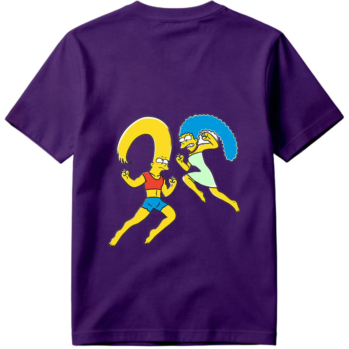 The Simpsons: Marge and Homer Running - Tee