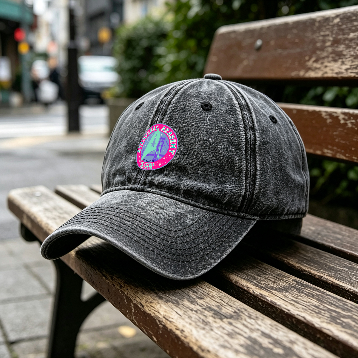 Starfleet Academy: Ex Astris, Scientia - Washed Denim - Baseball Cap