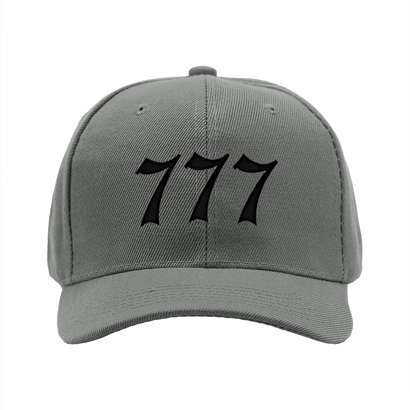 1pc New Baseball Cap with 777 Print Design Unisex Adjustable Hat for Outdoor Activities and Casual Wear Suitable for Adults and Teens