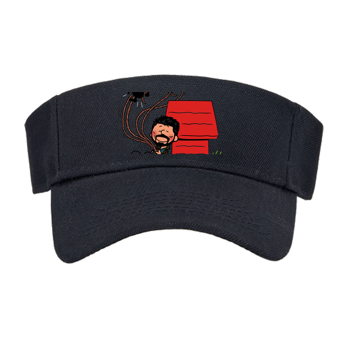 Man with Tentacles and Red Box -  Visor cap