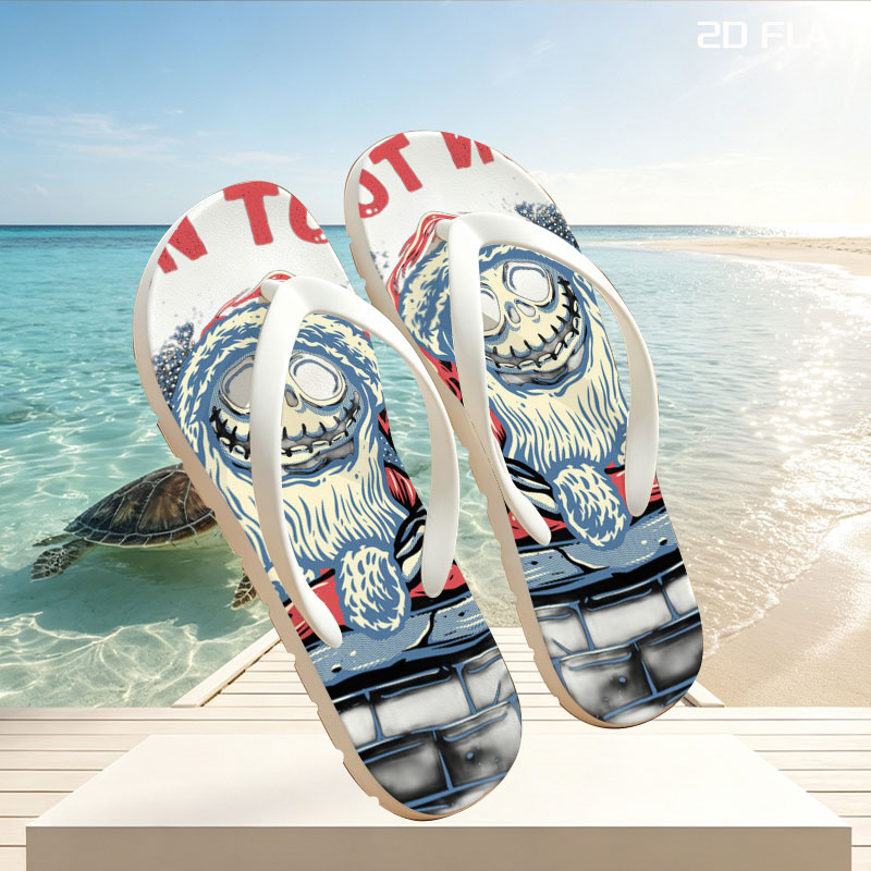 Jack Skellington as Santa: 'Tis the Season to Be Naughty -  flip-flops