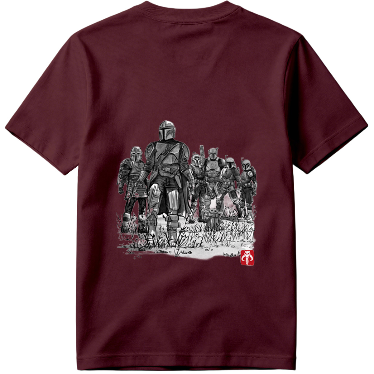 The Mandalorian and the Child with Clan of Mandalorians - Tee