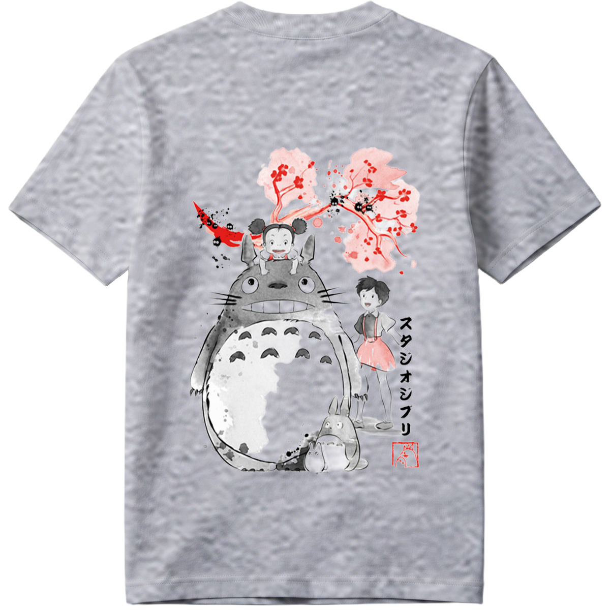 Totoro, Mei, and Satsuki from Studio Ghibli - Tee