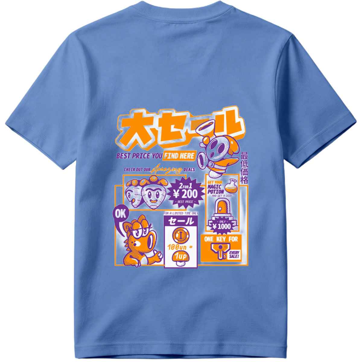 Kirby and King Dedede Big Sale Adventure - Tee