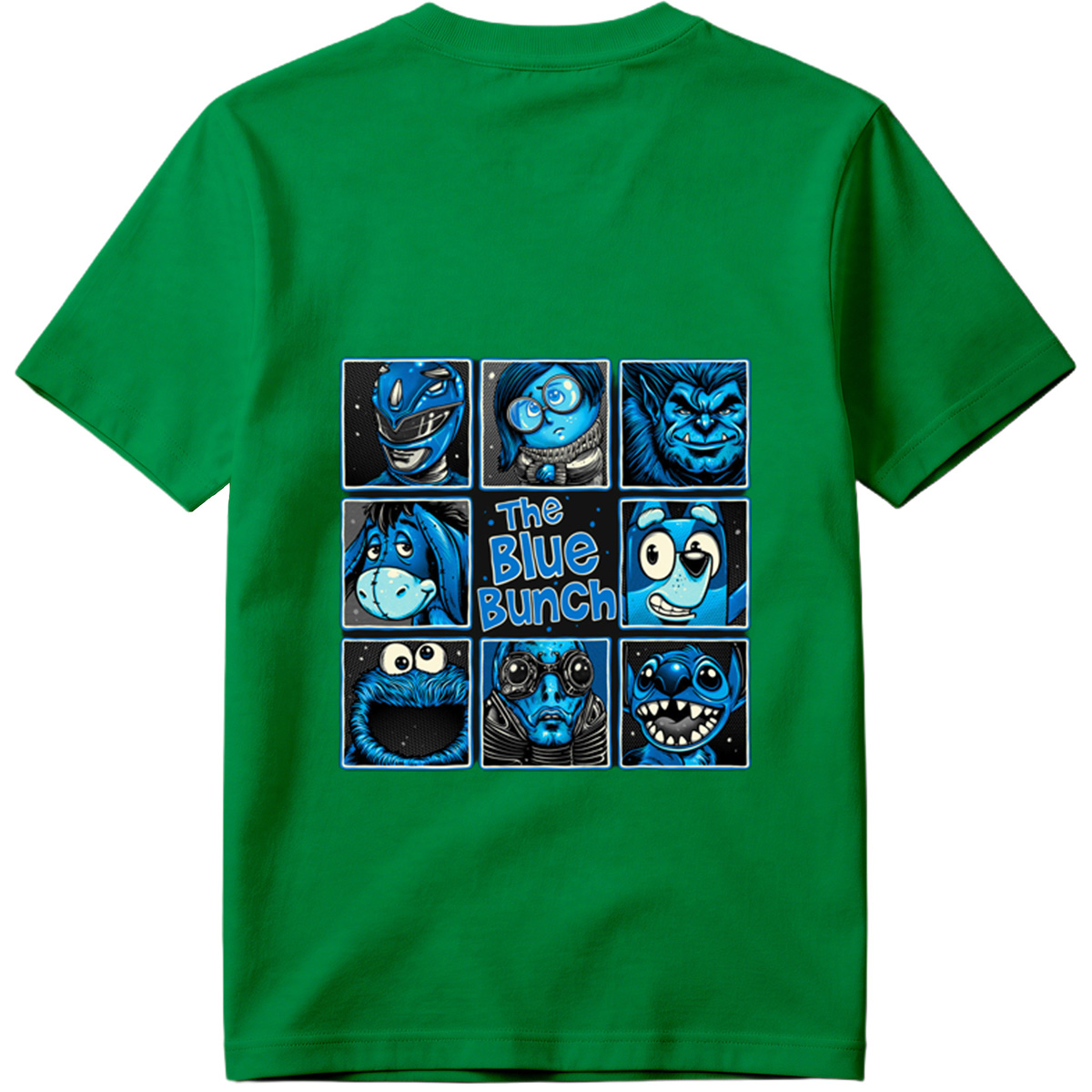 The Blue Bunch: A Collection of Blue Characters - Tee