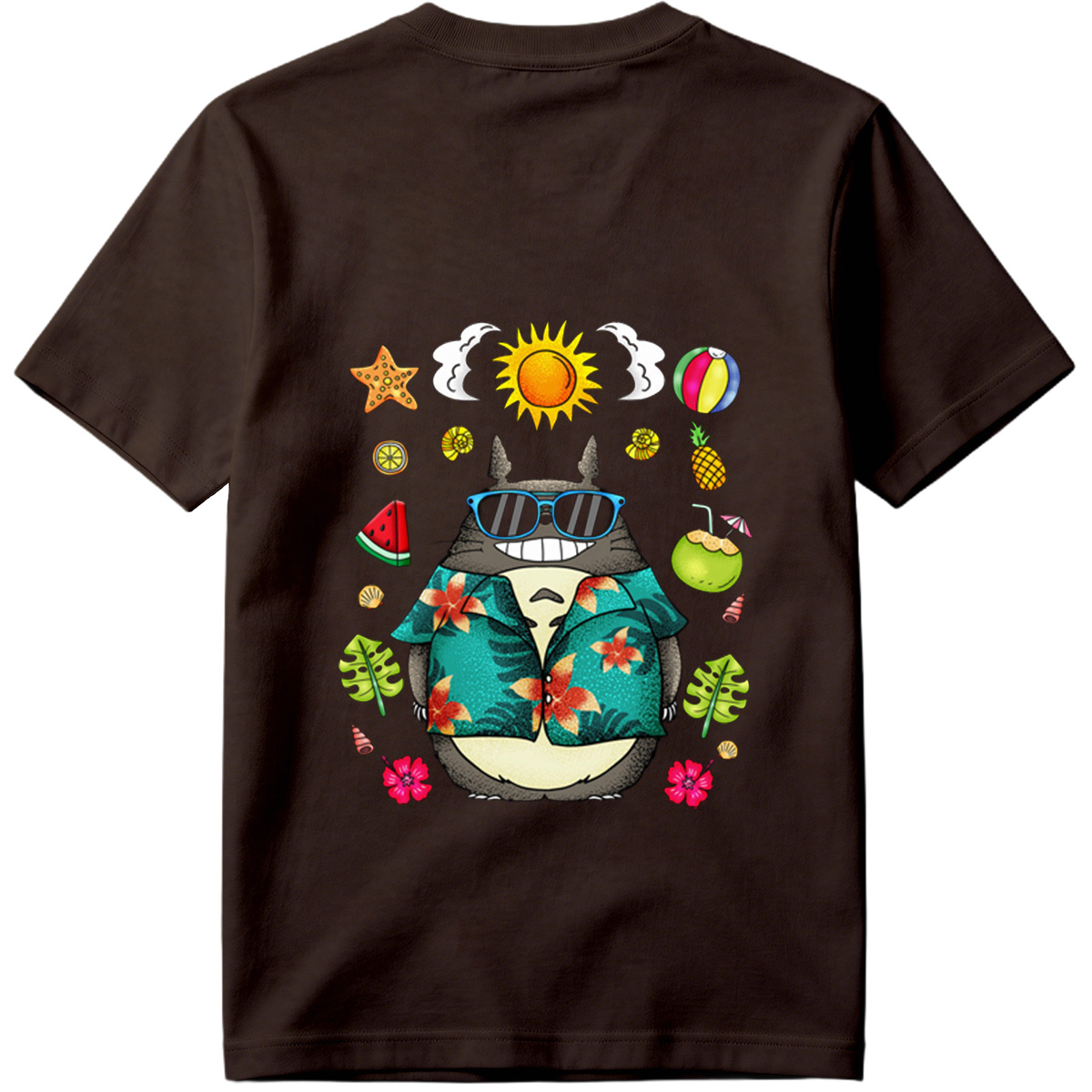 Totoro in Tropical Vibes - Tee