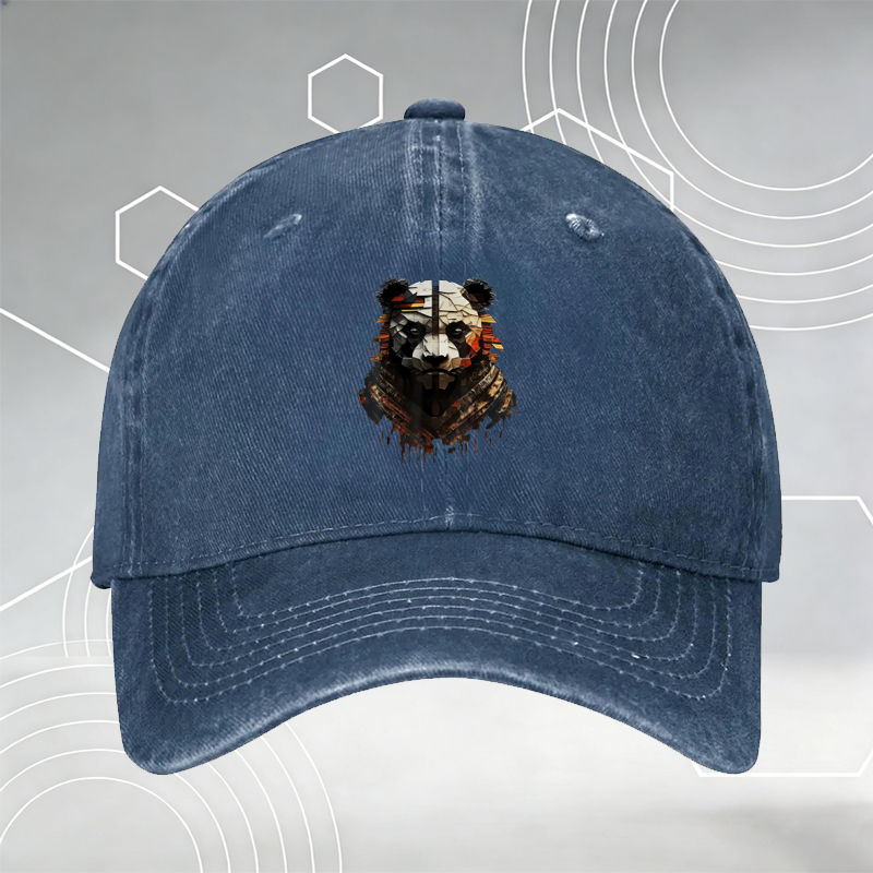 New Baseball Cap with Sleeping Wolf and 