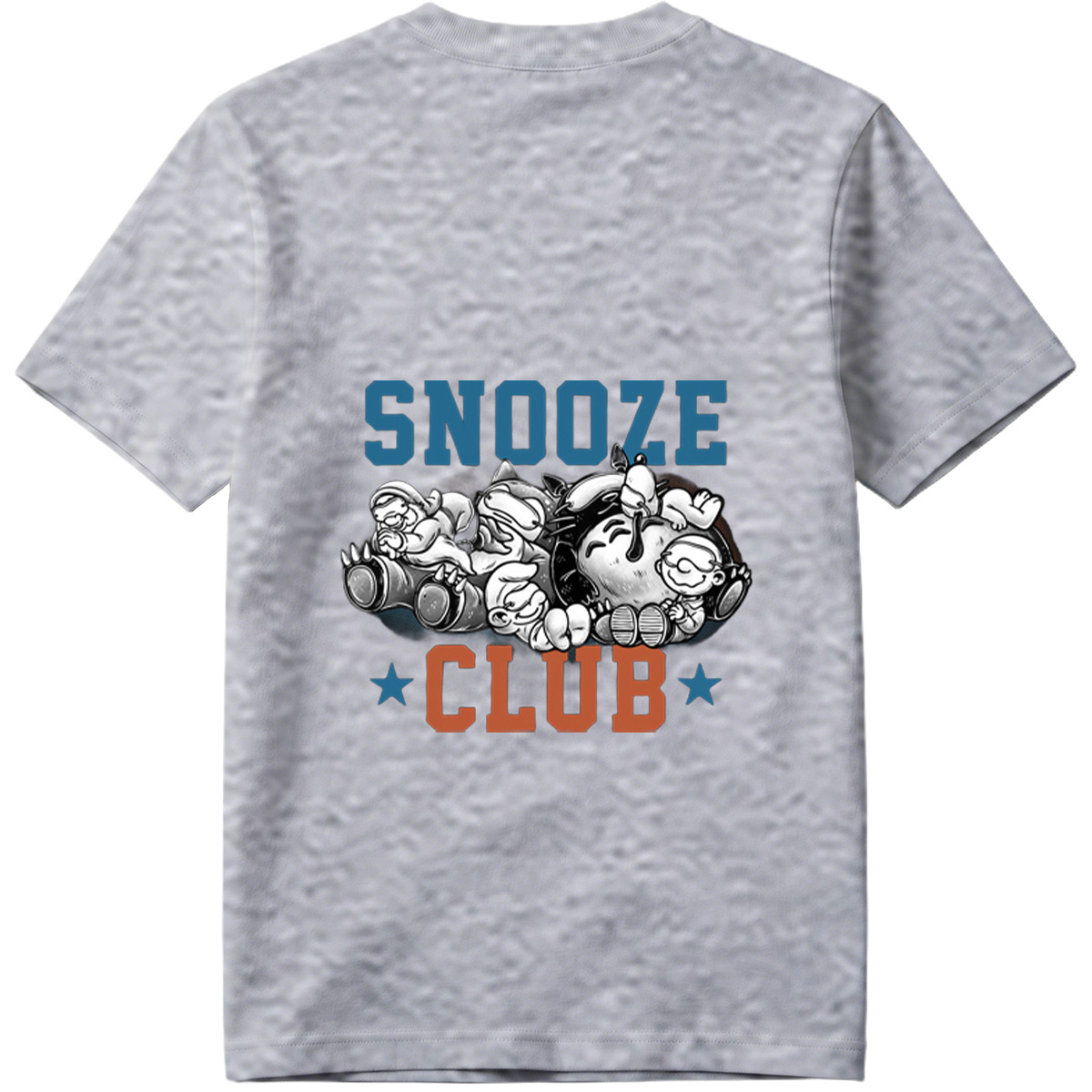 Snooze Club: Mickey, Minnie, Donald, Goofy, and Pluto Sleeping Together - Tee