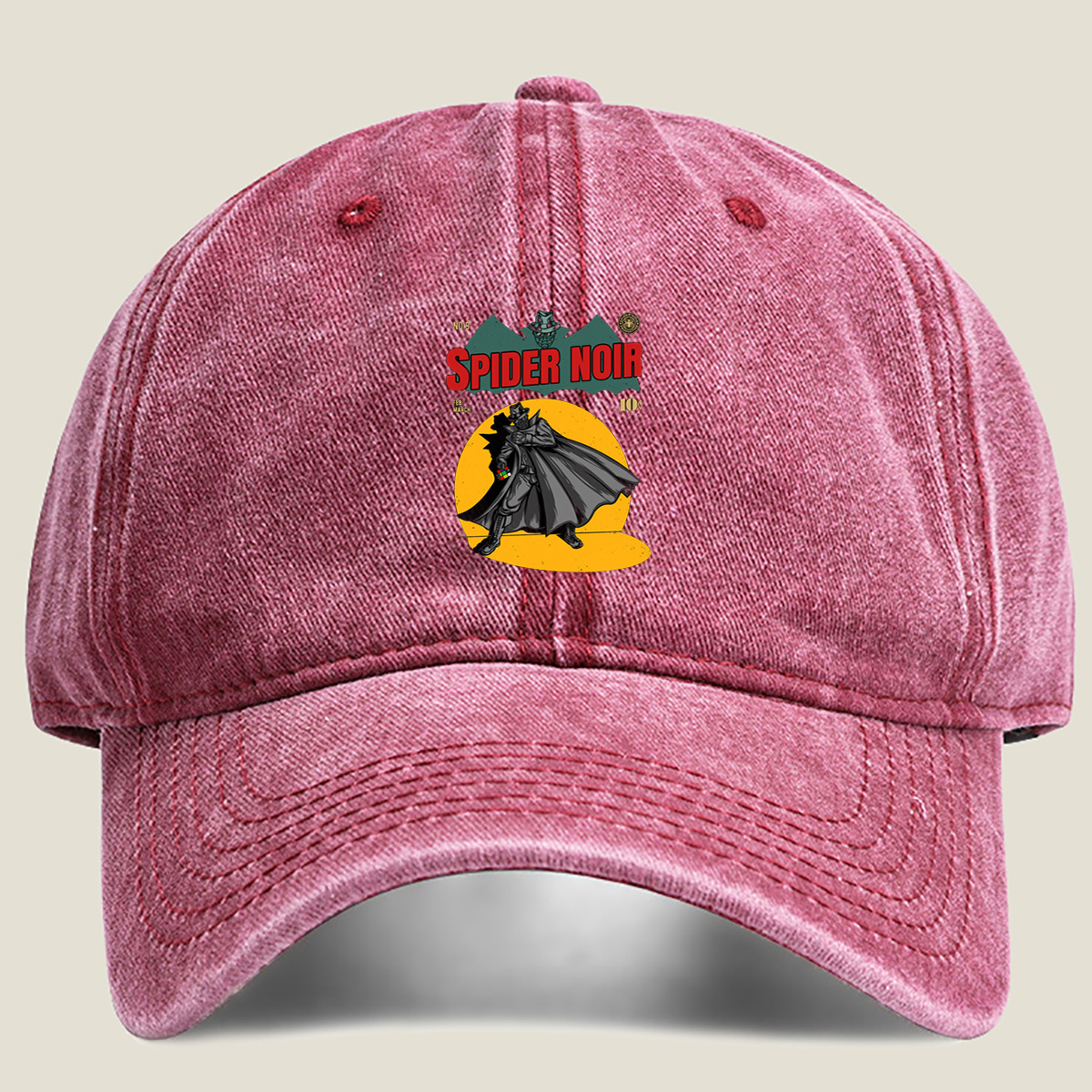Spider Noir: The Shadowed Web-Slinger - Washed Denim - Baseball Cap
