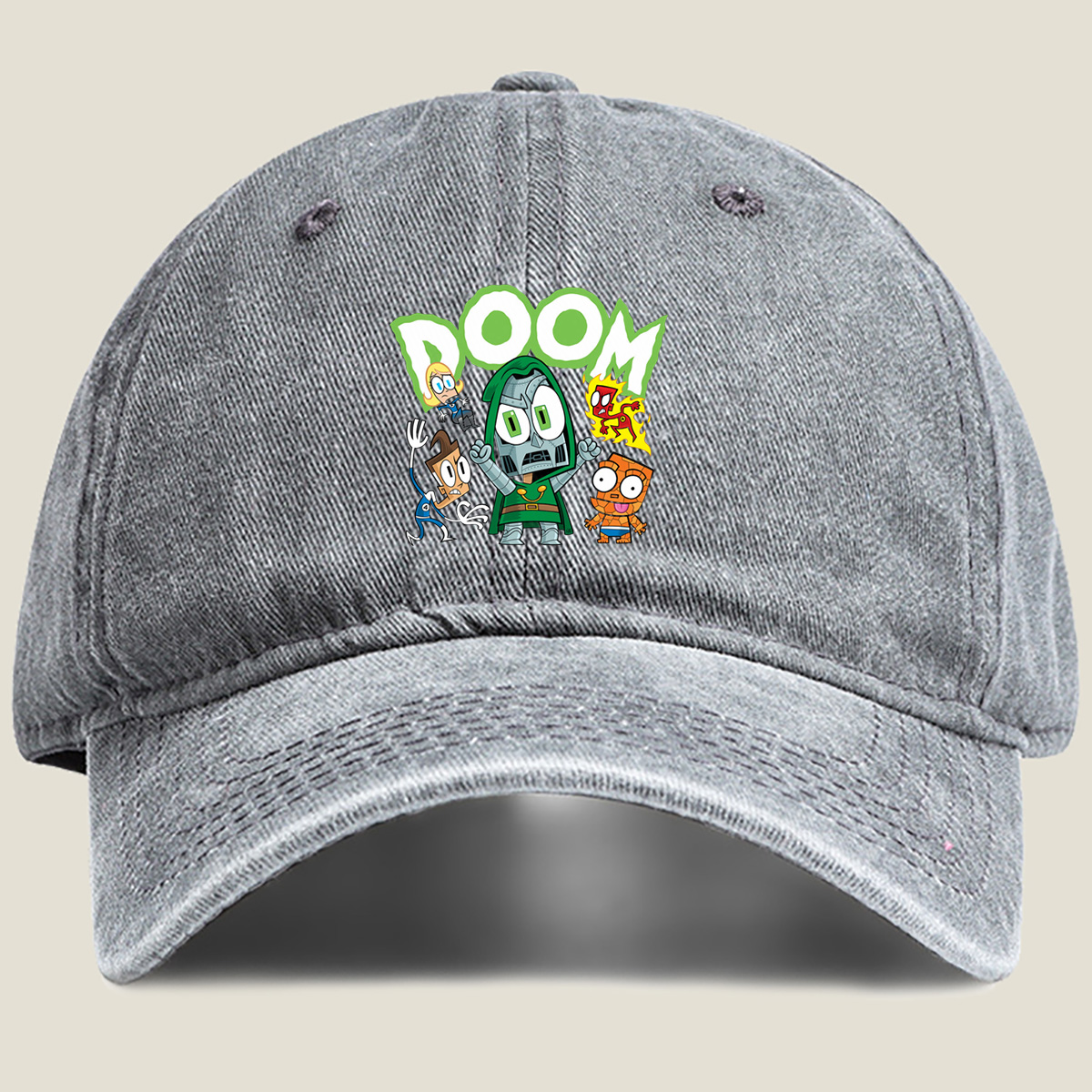 Doom: Doctor Doom and the Marvel Minis - Washed Denim - Baseball Cap