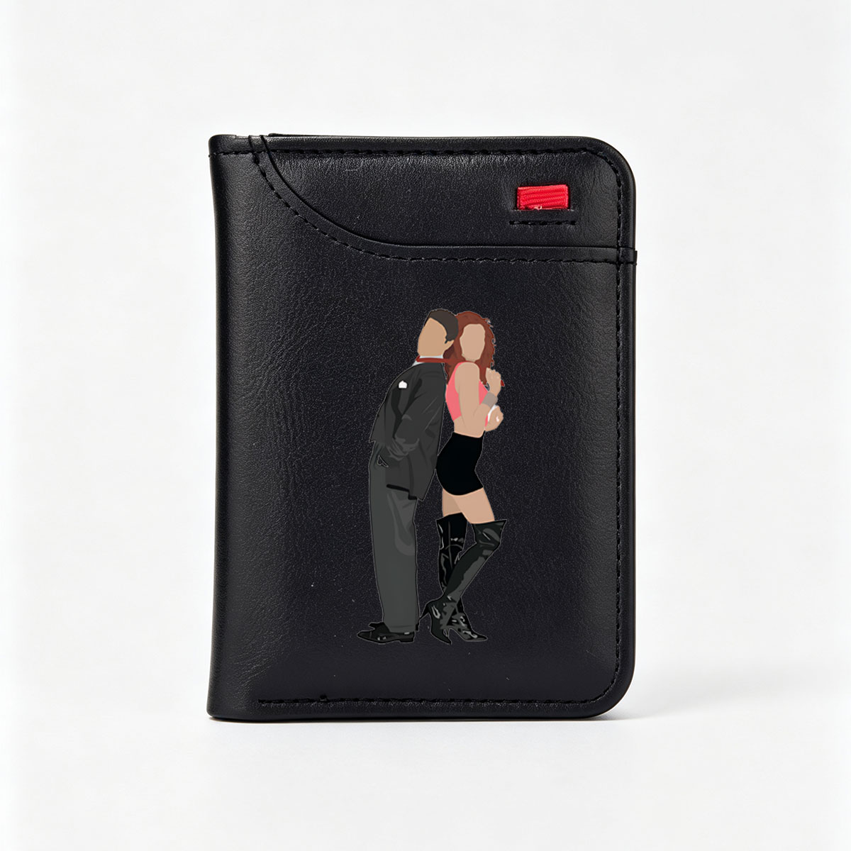 Couple in Formal Attire Dancing Together - Vertical Style Wallet