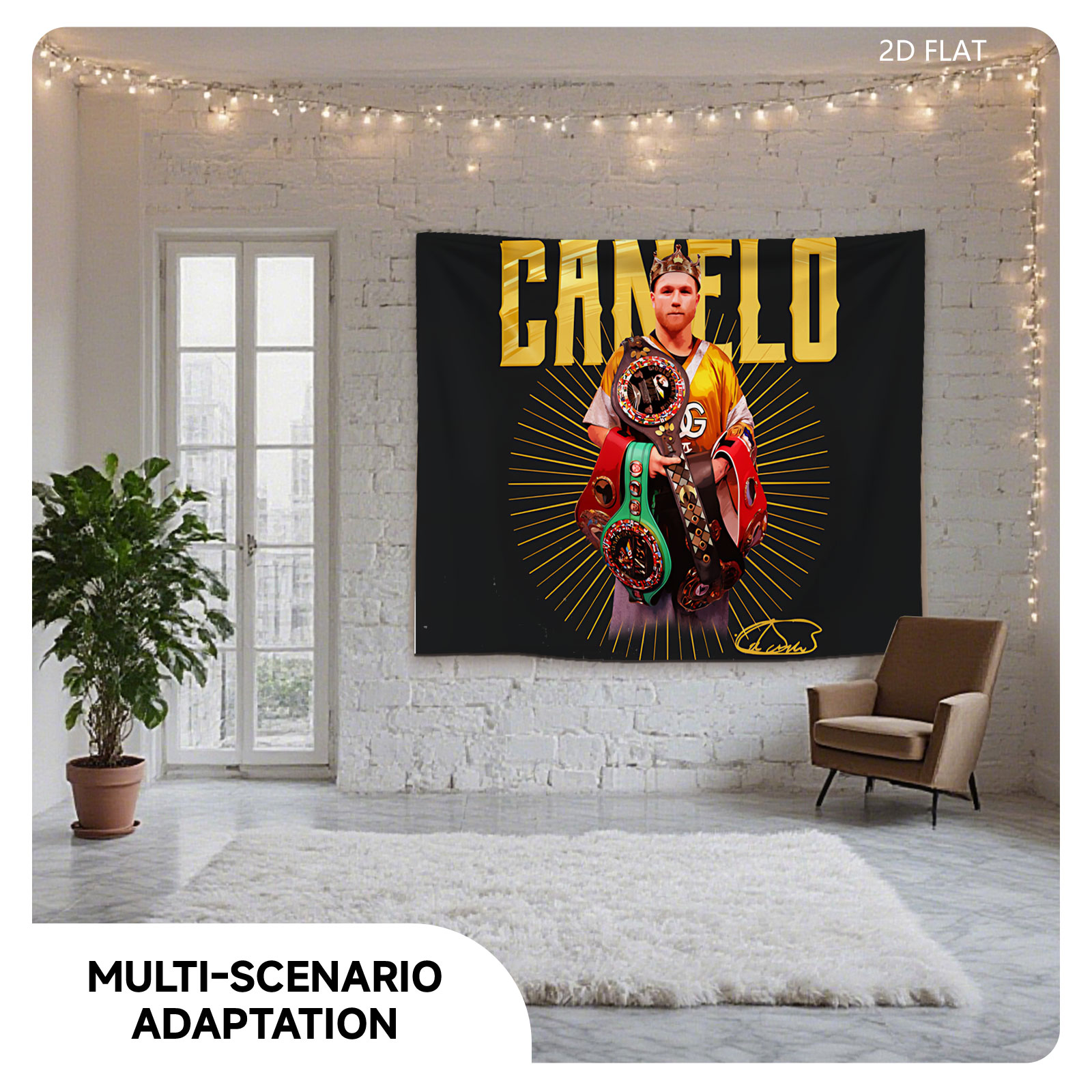 Canelo Alvarez, Undisputed Super Middleweight Champion, King of Boxing - Tapestry