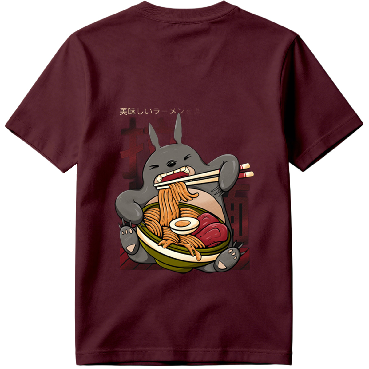 Totoro Enjoying Ramen - Tee