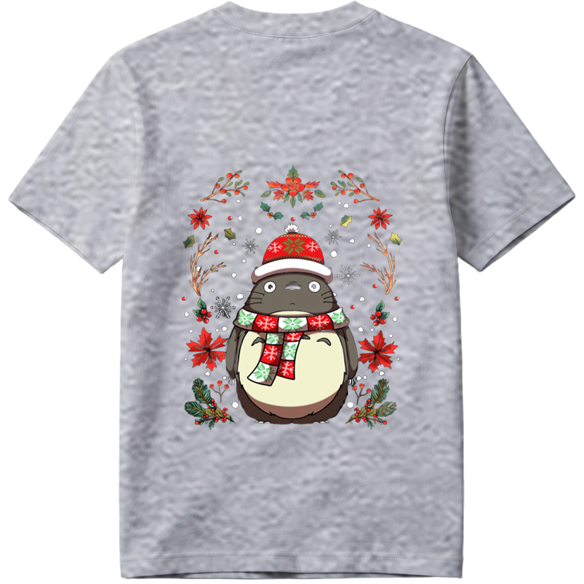 Totoro Christmas Holiday Design - Tee
