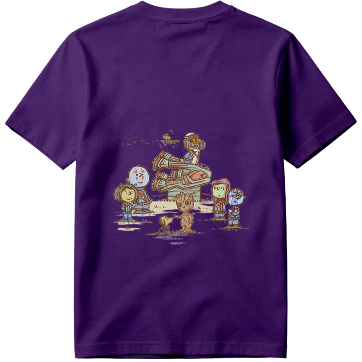 Guardians of the Galaxy: Groot, Rocket, Star-Lord, Gamora, Drax, and Nebula - Tee