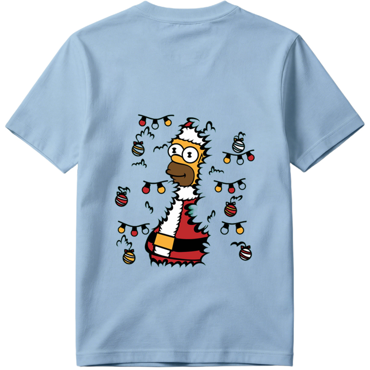 Simpsons Homer Christmas Tree - Tee