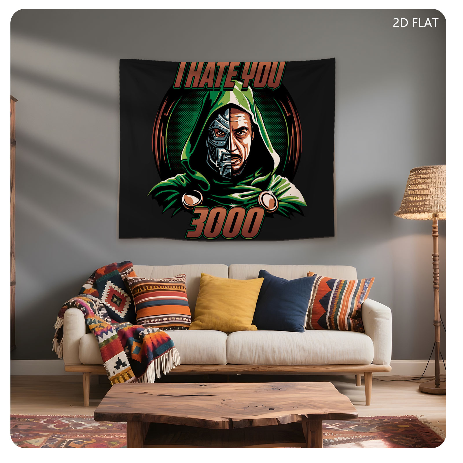 I Hate You 3000: Doctor Doom and Tony Stark Fusion - Tapestry