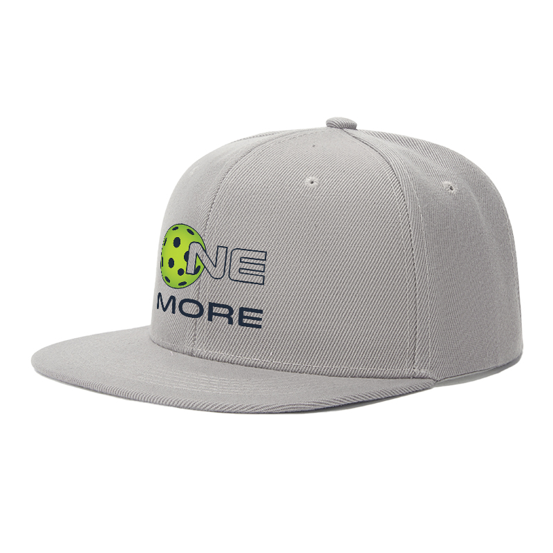 Flat Brim Baseball Cap One More Dotted Globe Logo Streetwear Underground Skate Style for Basketball Court Skate Park Urban Riders and Rap Artists