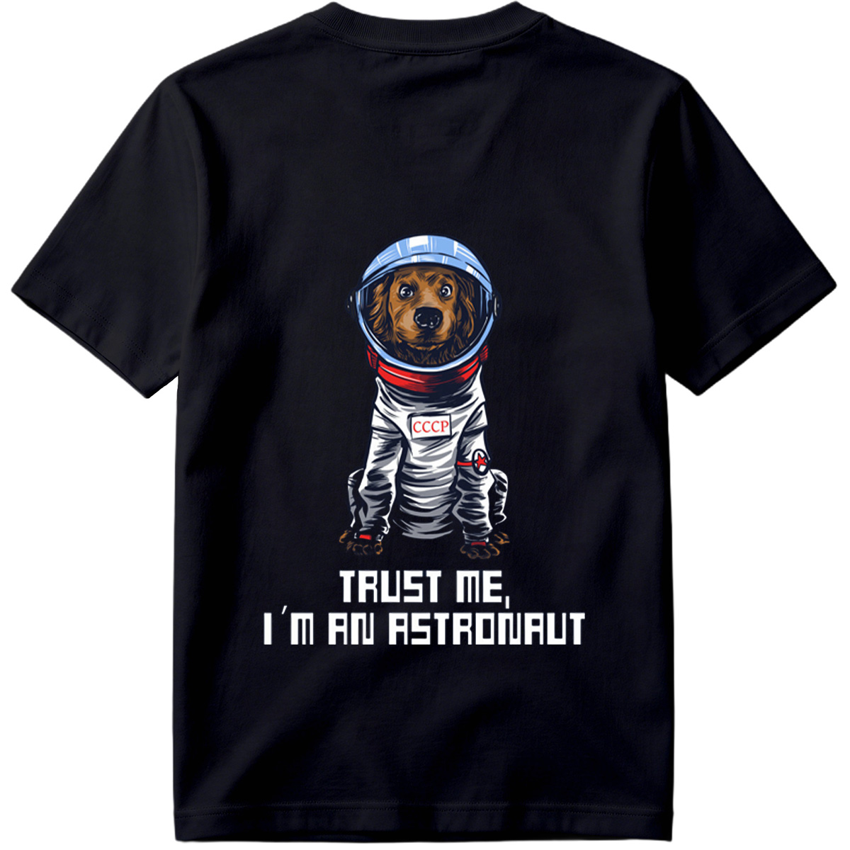 Cosmic Canine: CCCP Astronaut Dog - Tee