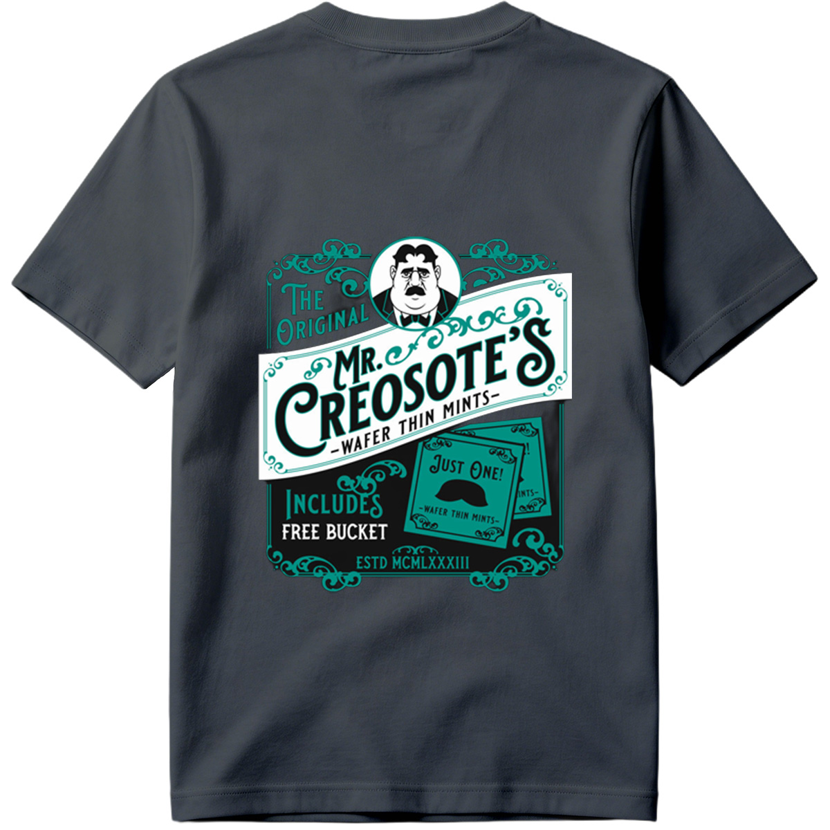 Mr. Creosote's Wafer Thin Mints - The Original with Free Bucket - Tee