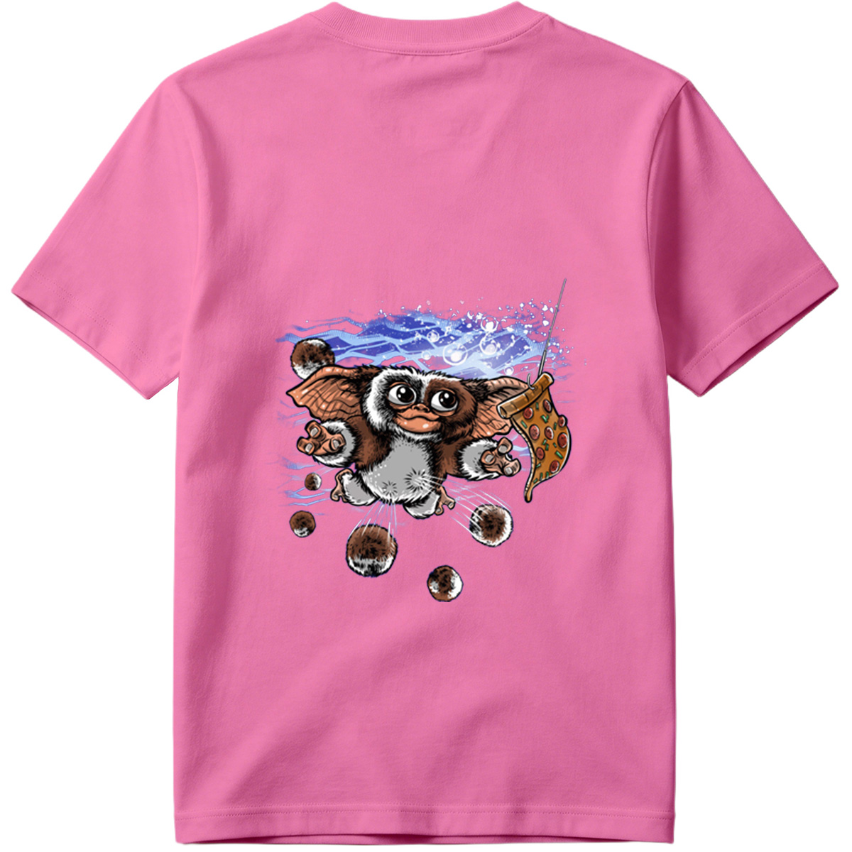 Gremlins - Gizmo with Pizza - Tee