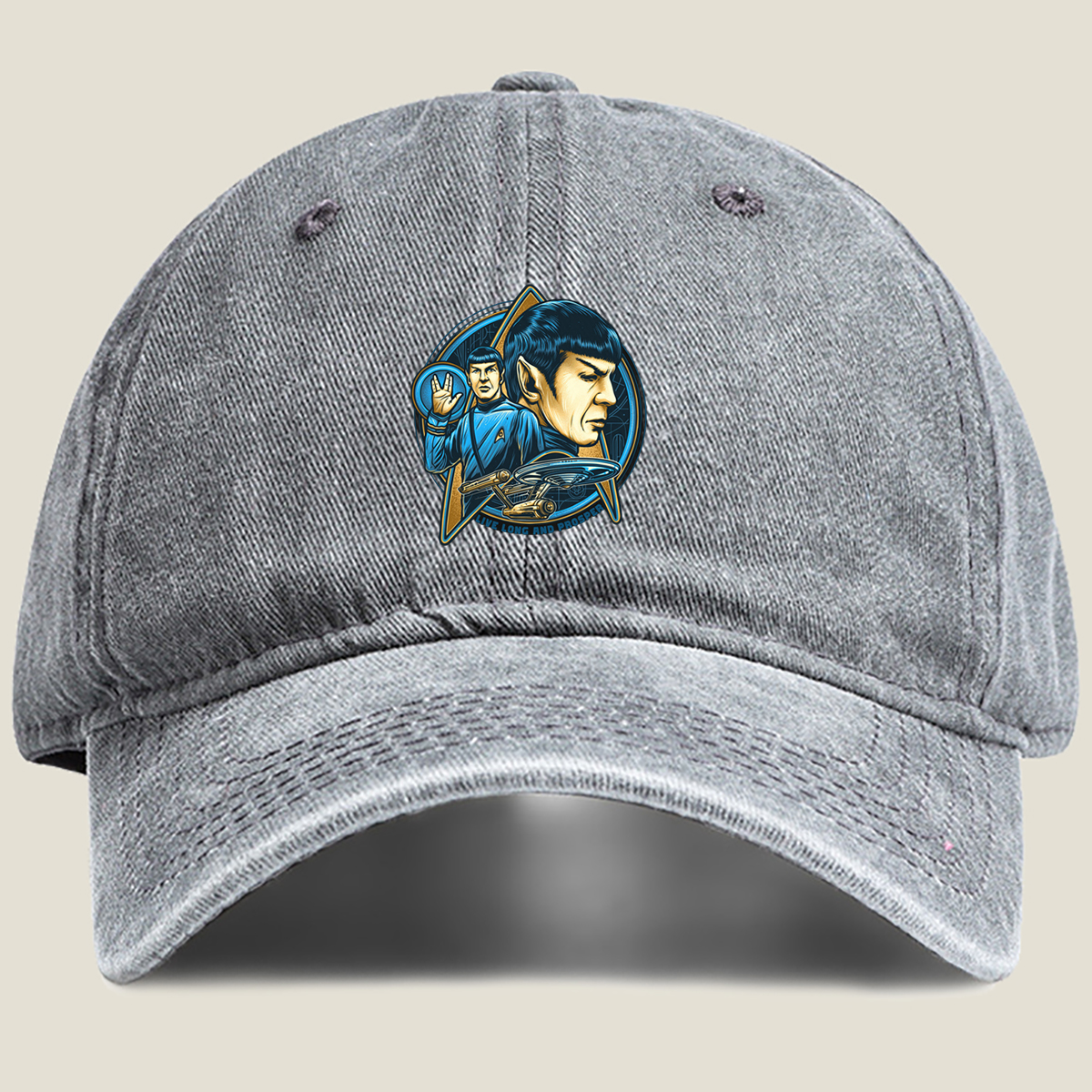 Star Trek: Spock - Live Long and Prosper - Washed Denim - Baseball Cap
