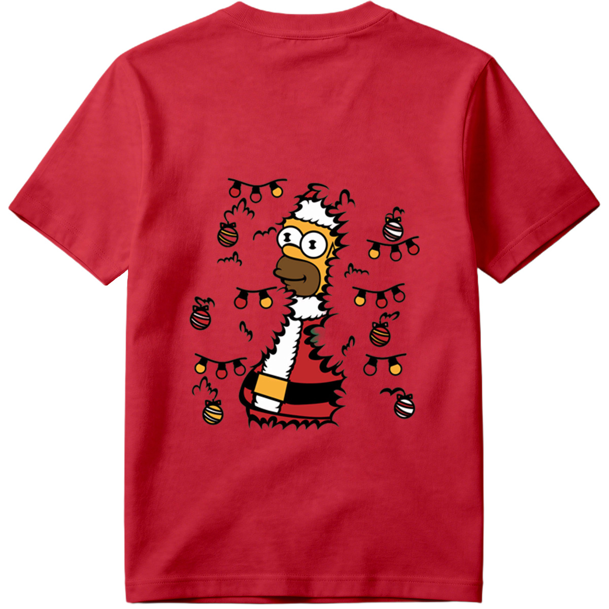 Simpsons Homer Christmas Tree - Tee