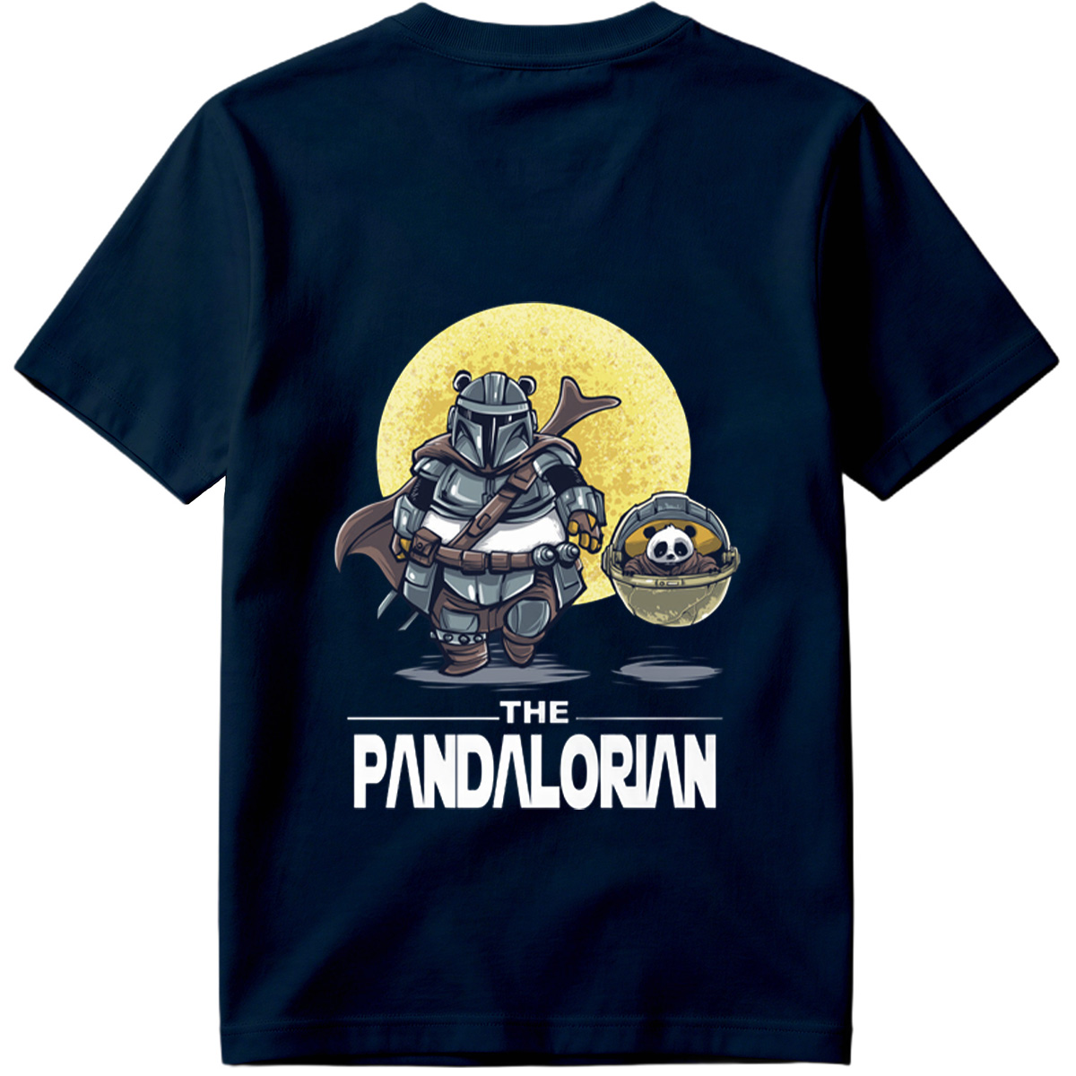 The Mandalorian with Panda Baby - Tee