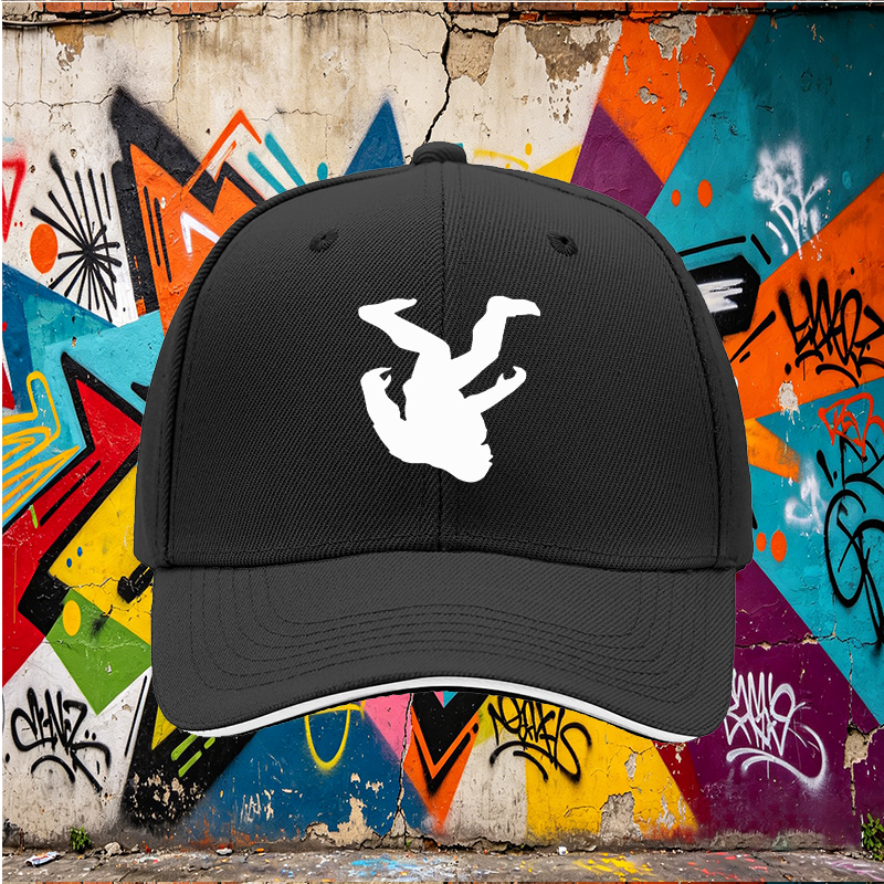 Unisex Classic Sandwich Hat with Bigfoot Silhouette Print - Outdoor Adventure Cap for Hiking, Camping, and Casual Wear - Perfect for Nature Enthusiasts and Cryptozoology Fans