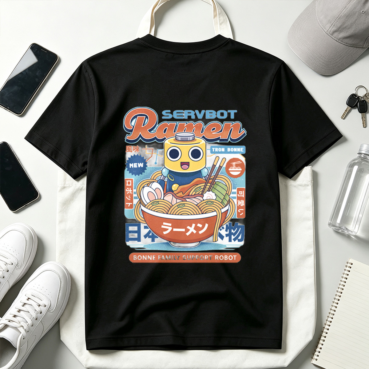 Servbot Ramen: Tron Bonne and the Bonne Family Support Robot - Tee
