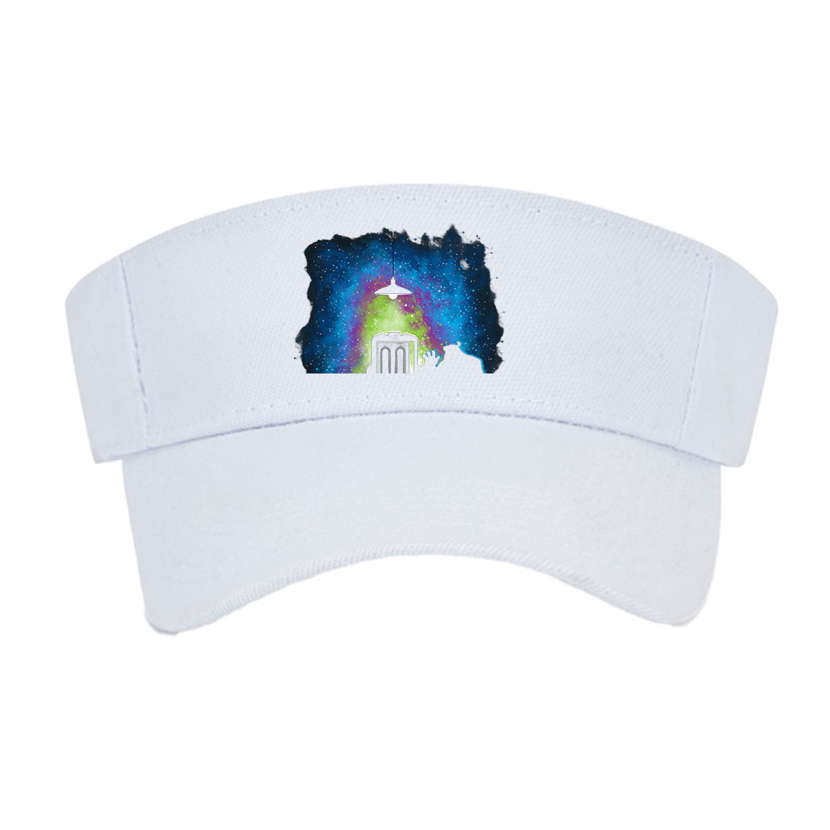 Doctor Who: The TARDIS Door Opens to a Cosmic Sky -  Visor cap
