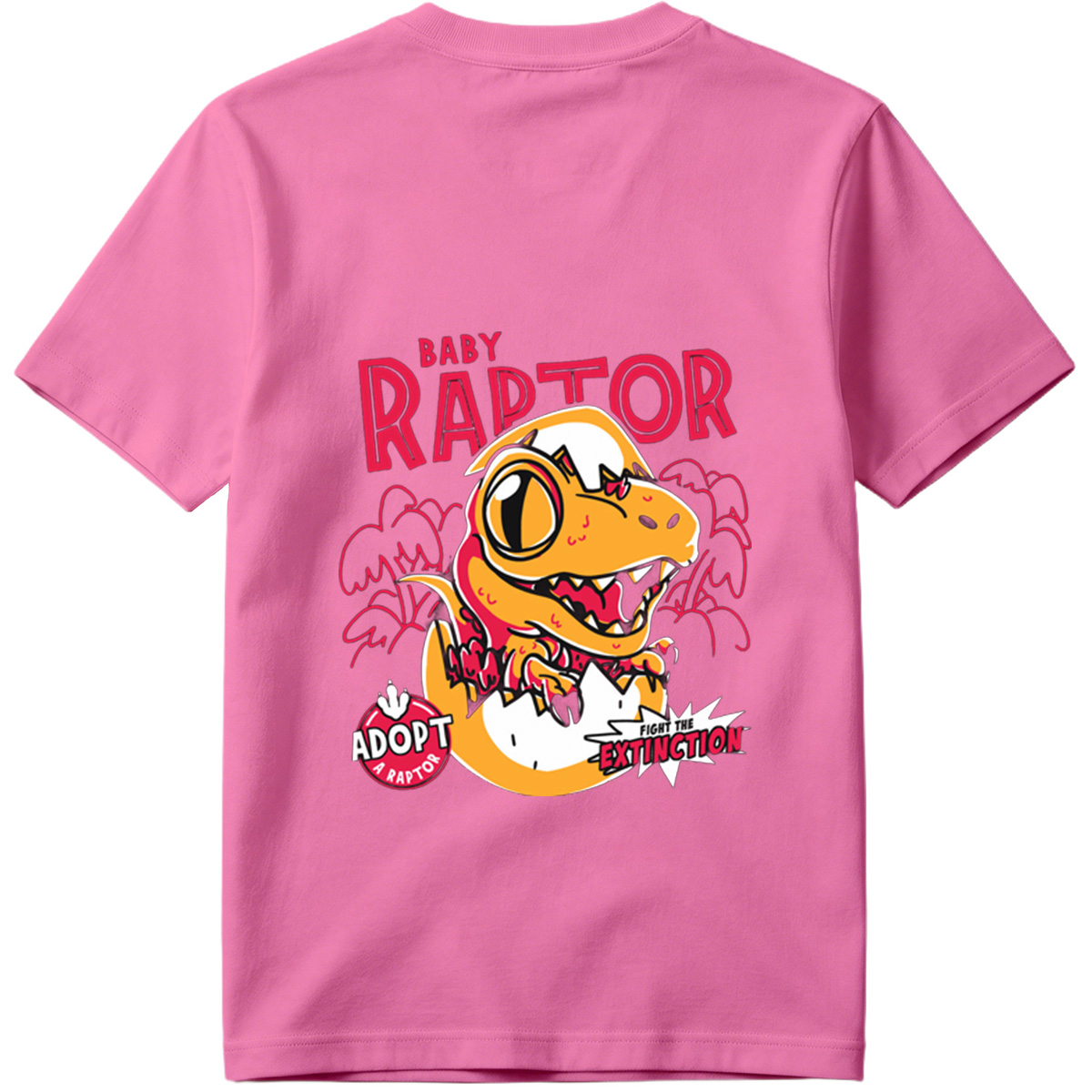 Baby Raptor: Adopt a Raptor, Fight the Extinction - Tee