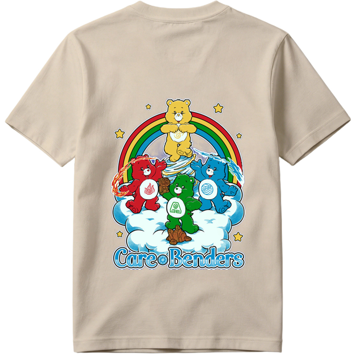 Care Bears and Avatar: The Last Airbender Crossover - Care Benders - Tee