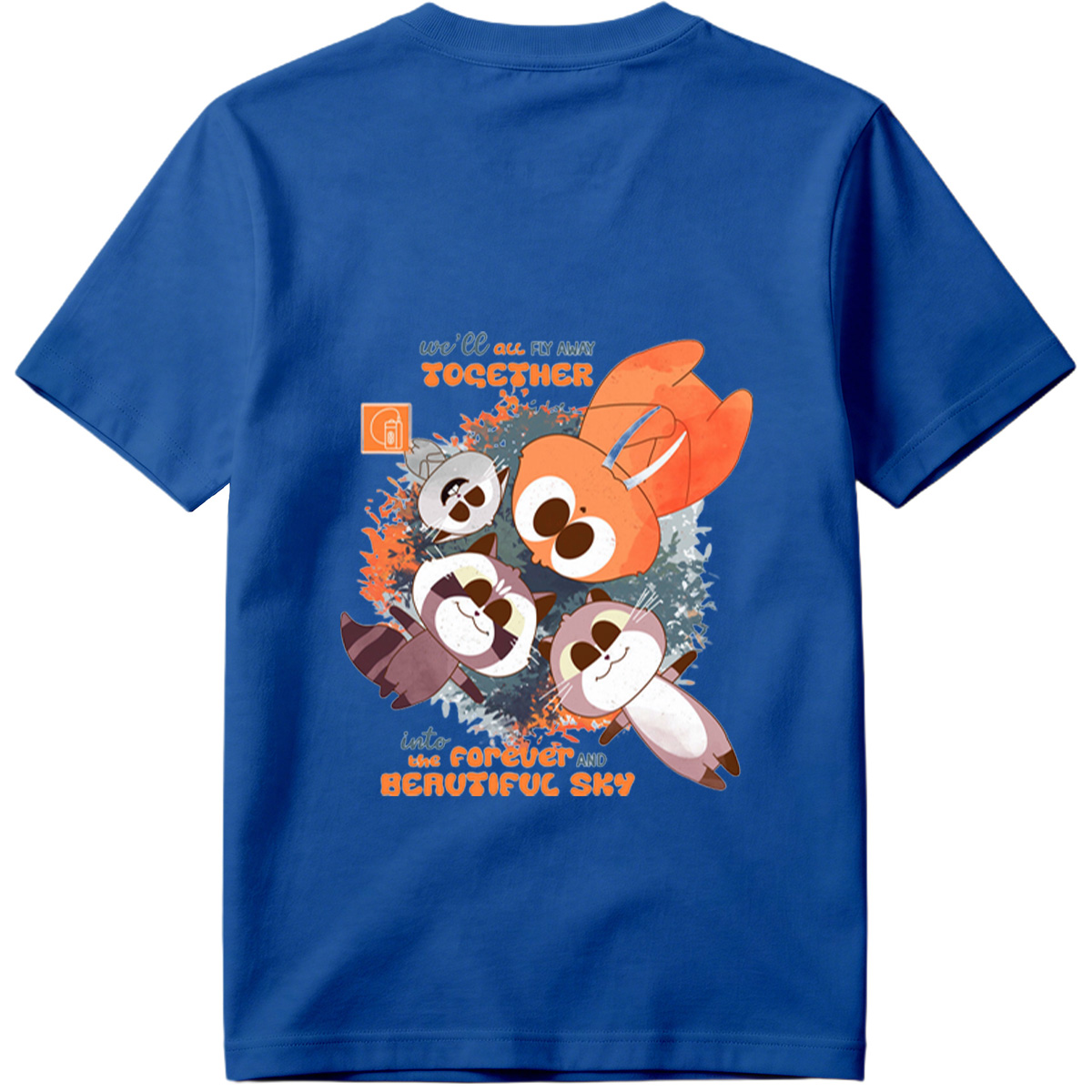 Kiff and Friends Fly Together Into the Forever Beautiful Sky - Tee