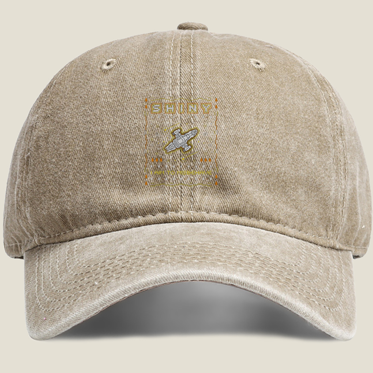 Shiny: I Aim to Misbehave - Washed Denim - Baseball Cap