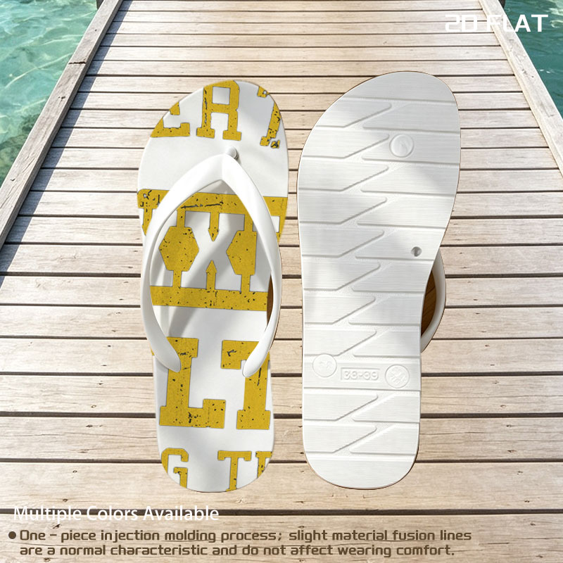 Property of XXL Vault 33 Fencing Team C -  flip-flops