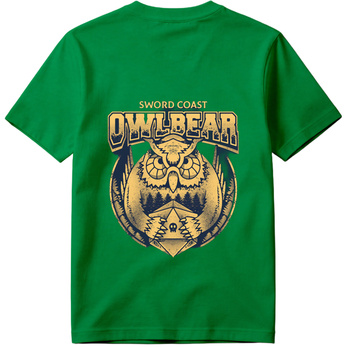 Sword Coast Owlbear: Fantasy Creature Emblem - Tee