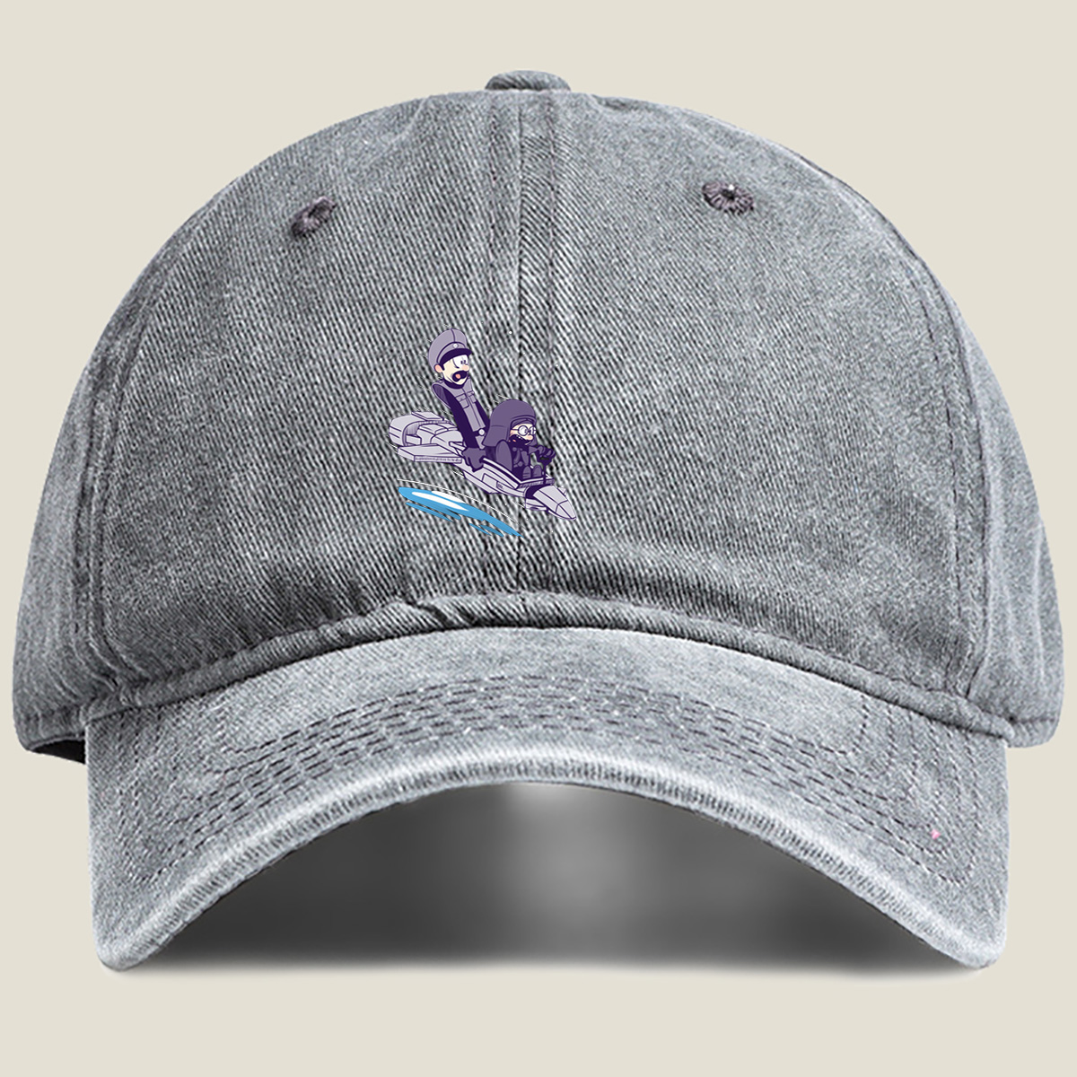 Mario and Luigi in Space Adventure - Washed Denim - Baseball Cap