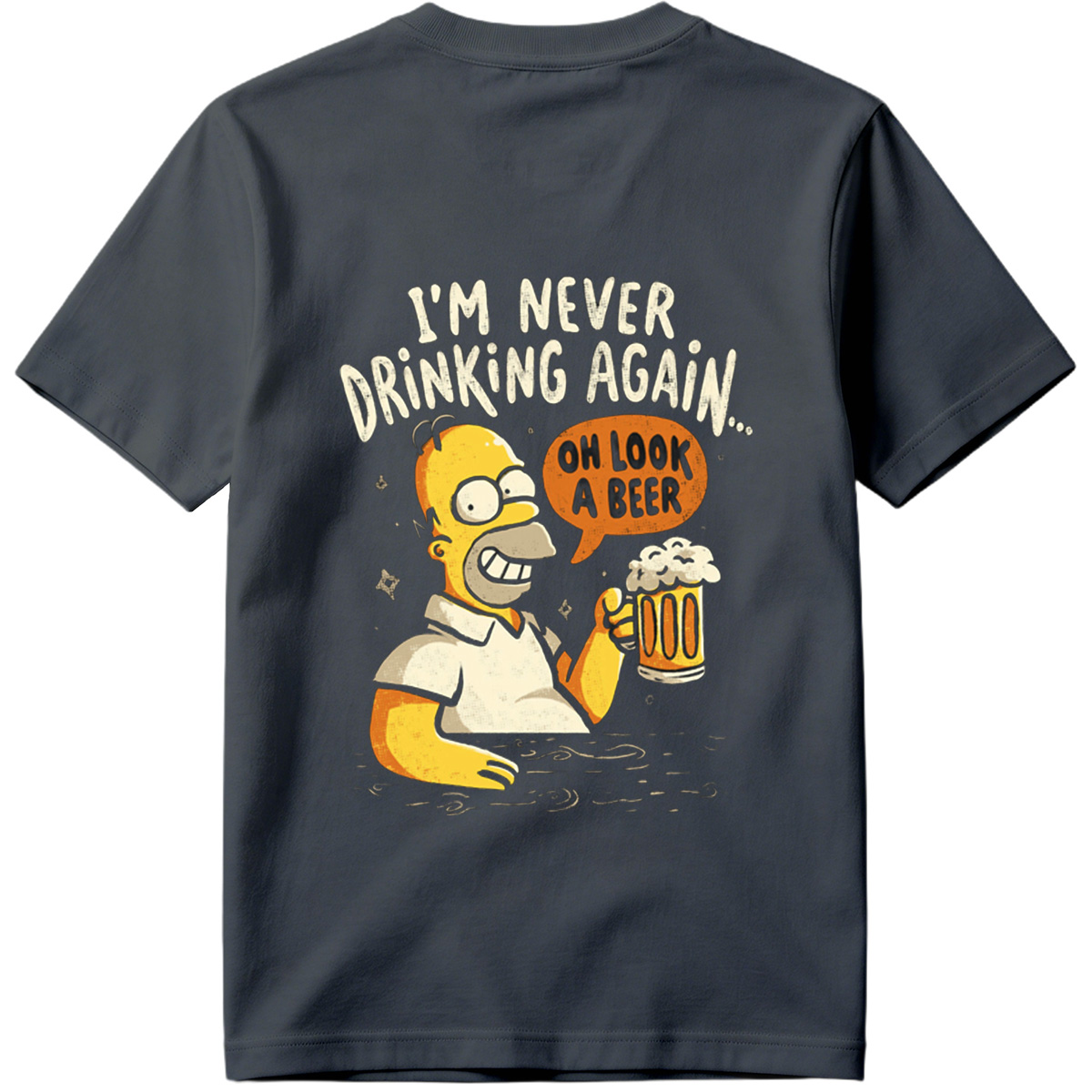 Homer Simpson I'm Never Drinking Again - Tee